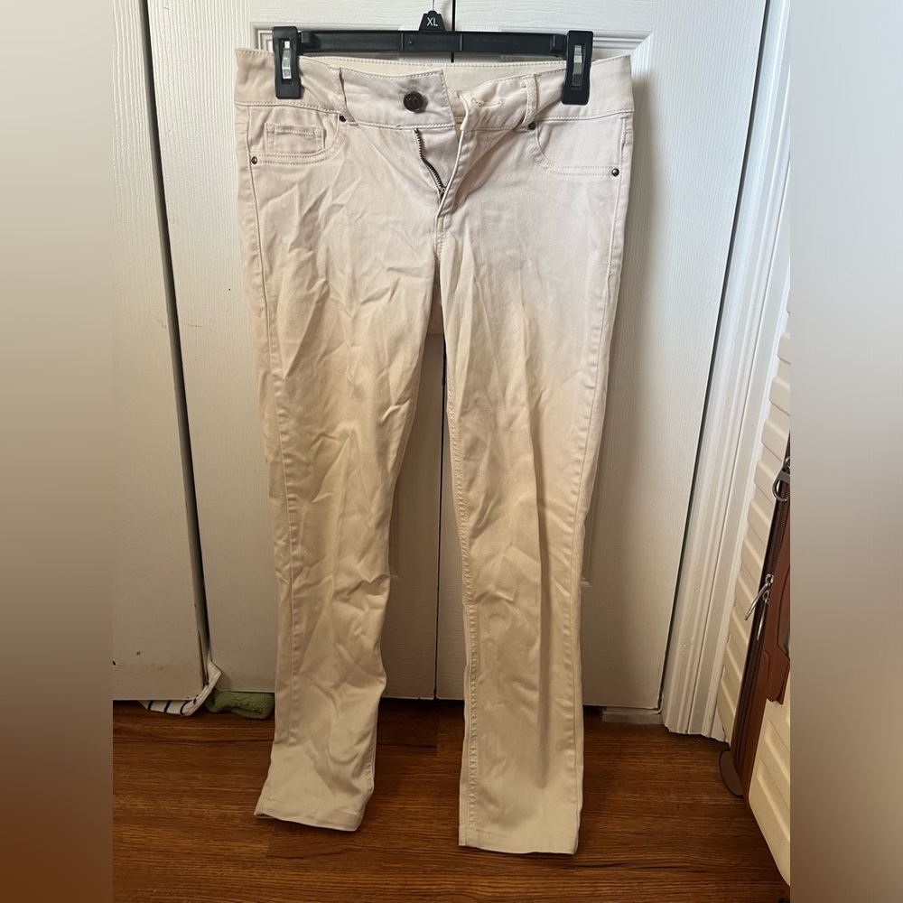 Maurices Off-White Casual Pants